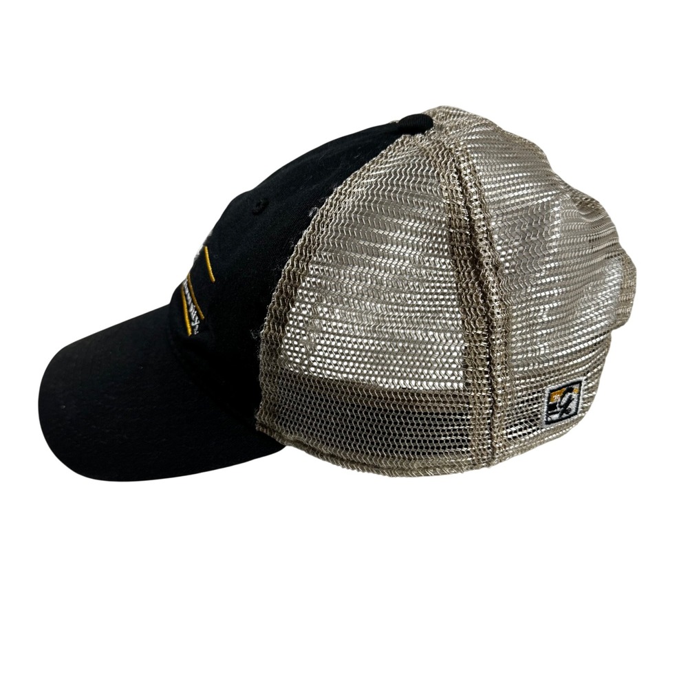 The Game Wake Forest University Trucker Hat Mens OSFM Black Tan Excellent Mesh - Picture 4 of 8